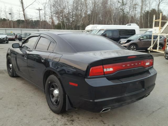 2C3CDXAT2CH285307 - 2012 DODGE CHARGER PO BLACK photo 3