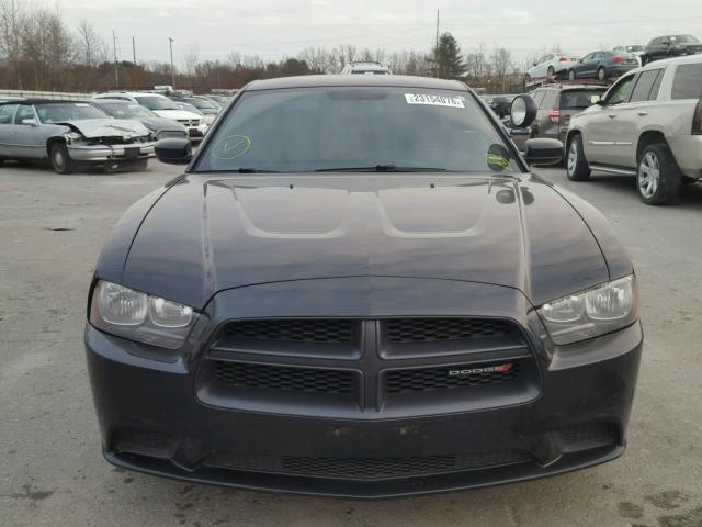 2C3CDXAT2CH285307 - 2012 DODGE CHARGER PO BLACK photo 9