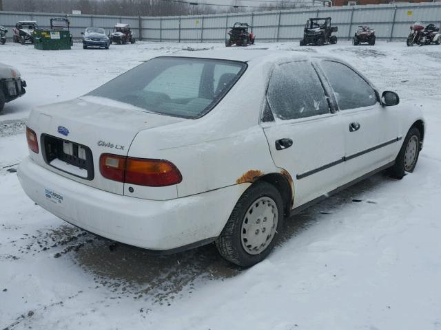 1HGEG8658RL038821 - 1994 HONDA CIVIC LX WHITE photo 4