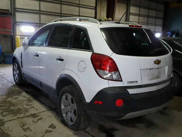 3GNAL2EK9CS539464 - 2012 CHEVROLET CAPTIVA SP WHITE photo 3