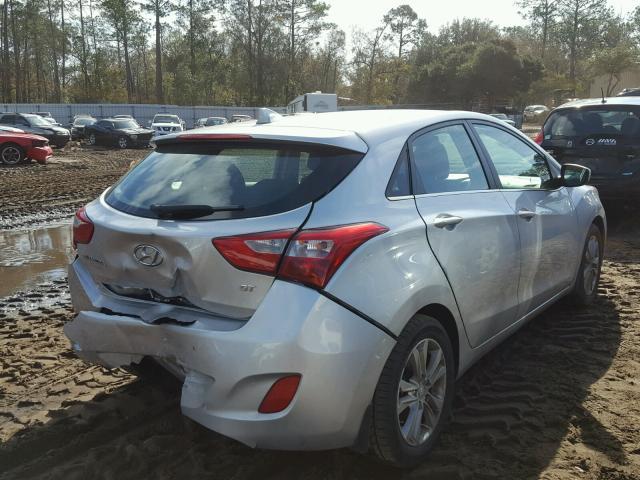 KMHD35LEXDU085100 - 2013 HYUNDAI ELANTRA GT SILVER photo 4