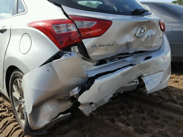 KMHD35LEXDU085100 - 2013 HYUNDAI ELANTRA GT SILVER photo 9