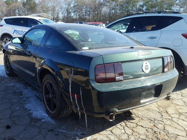 1ZVHT82H785163560 - 2008 FORD MUSTANG GT GREEN photo 3