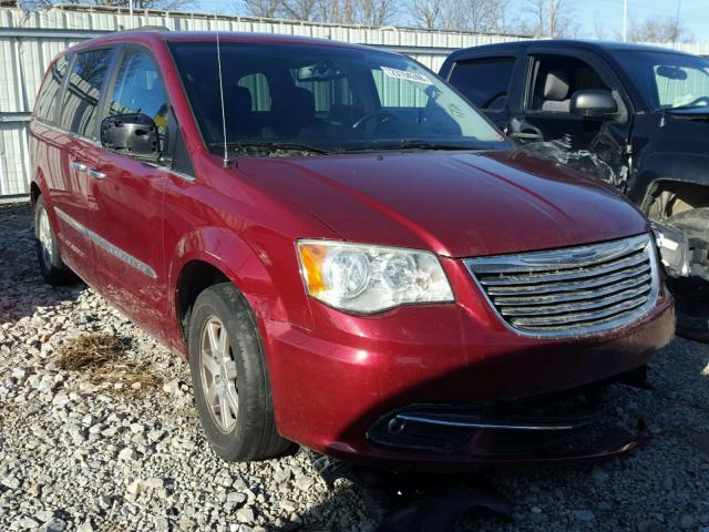 2A4RR5DG4BR750893 - 2011 CHRYSLER TOWN & COU MAROON photo 1