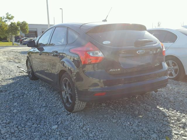 1FADP3K28DL149361 - 2013 FORD FOCUS SE BLACK photo 3