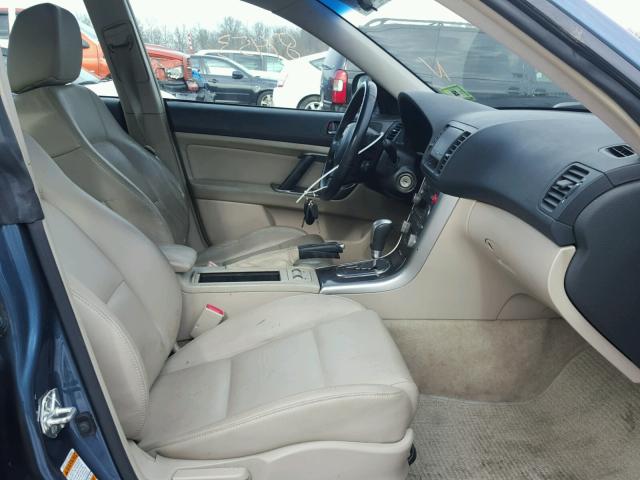 4S3BL626167201376 - 2006 SUBARU LEGACY 2.5 BLUE photo 5