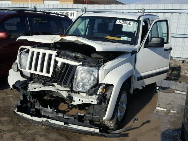 1J8GN28K59W535507 - 2009 JEEP LIBERTY SP WHITE photo 2