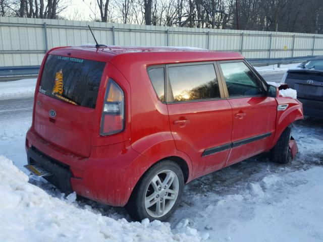 KNDJT2A23B7222372 - 2011 KIA SOUL + RED photo 4