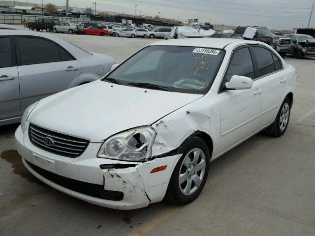 KNAGE123075090130 - 2007 KIA OPTIMA LX WHITE photo 2