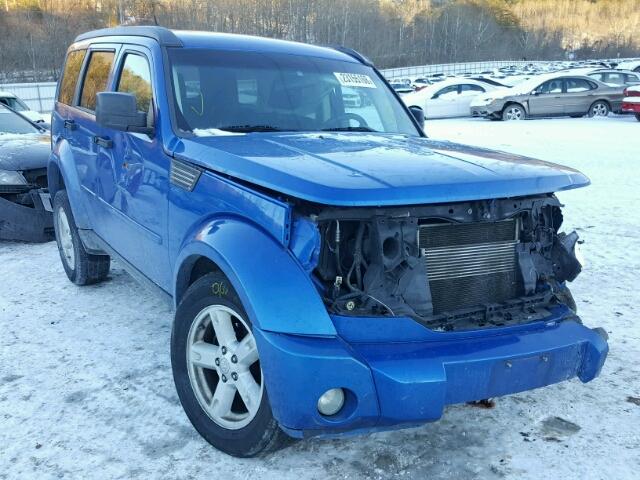 1D8GU28K17W727483 - 2007 DODGE NITRO SXT BLUE photo 1