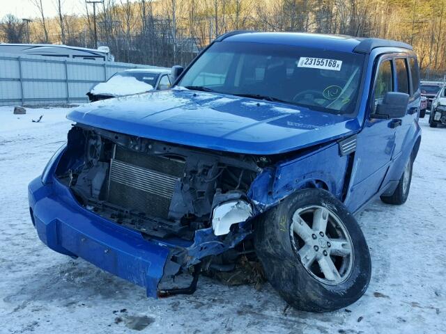 1D8GU28K17W727483 - 2007 DODGE NITRO SXT BLUE photo 2