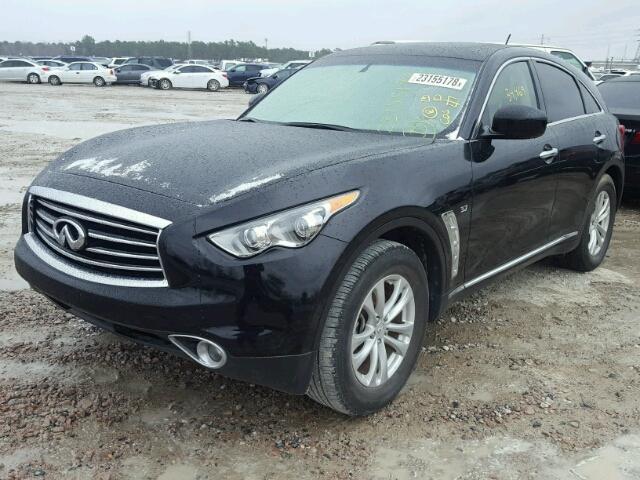 JN8CS1MUXFM380786 - 2015 INFINITI QX70 BLACK photo 2