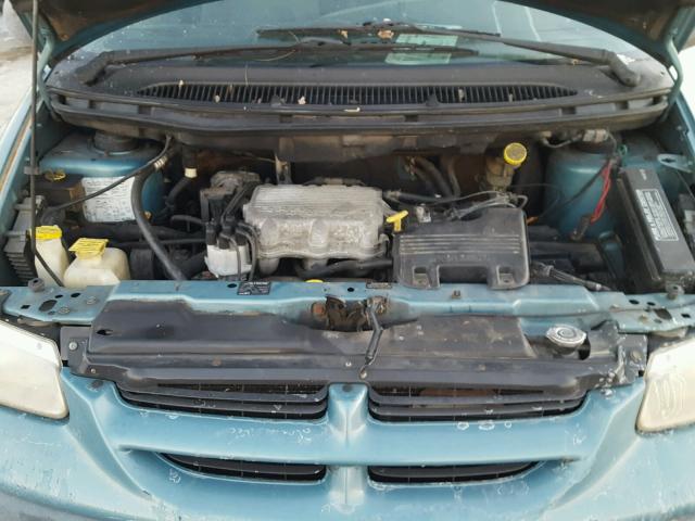 2B4GP4538WR822710 - 1998 DODGE CARAVAN SE BLUE photo 7