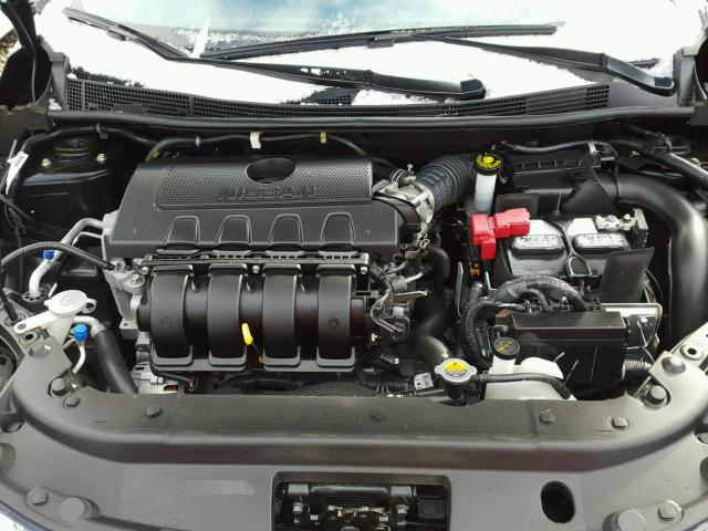 3N1AB7AP8GY278649 - 2016 NISSAN SENTRA S BLACK photo 7