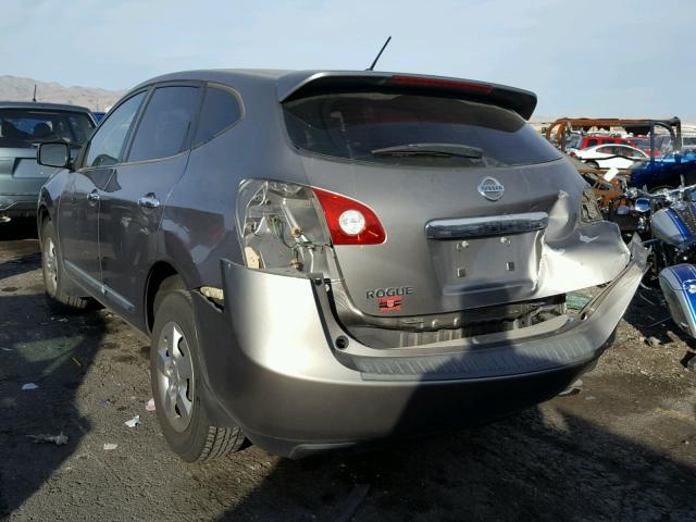 JN8AS5MT7BW566788 - 2011 NISSAN ROGUE S CHARCOAL photo 3