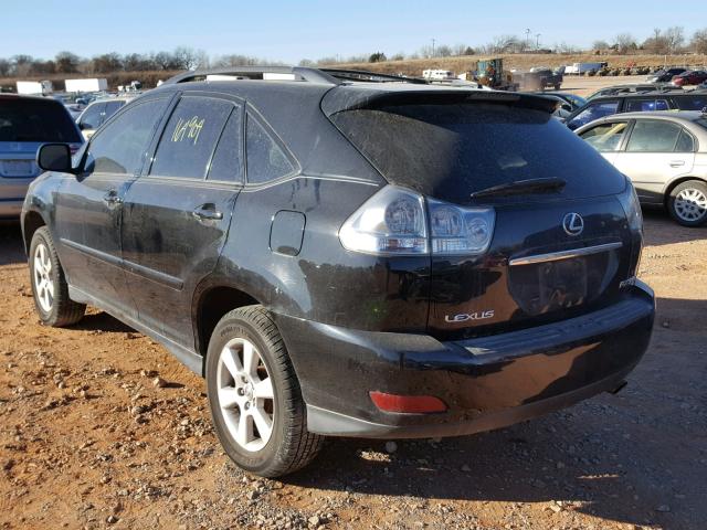 2T2HA31U86C095145 - 2006 LEXUS RX 330 BLACK photo 3