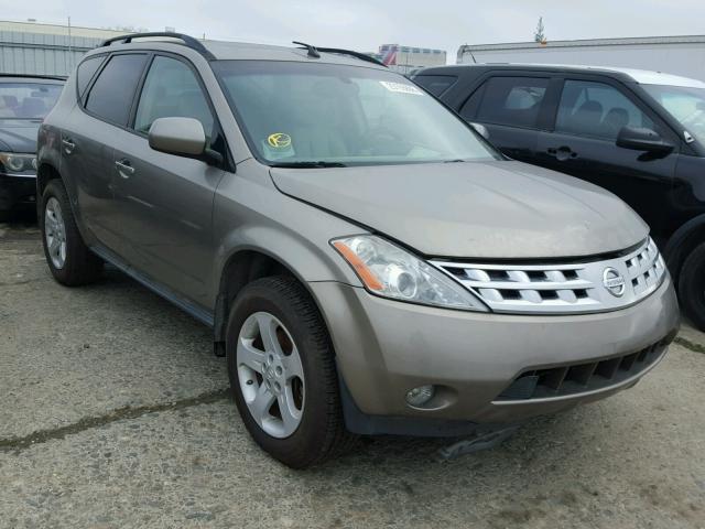 JN8AZ08W94W319794 - 2004 NISSAN MURANO SL GOLD photo 1