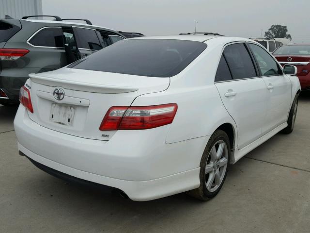 4T1BE46K89U920213 - 2009 TOYOTA CAMRY BASE WHITE photo 4