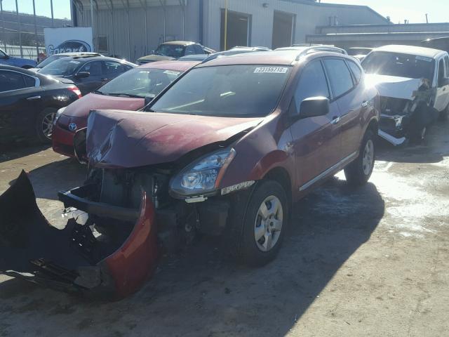 JN8AS5MT6EW604208 - 2014 NISSAN ROGUE SELE RED photo 2