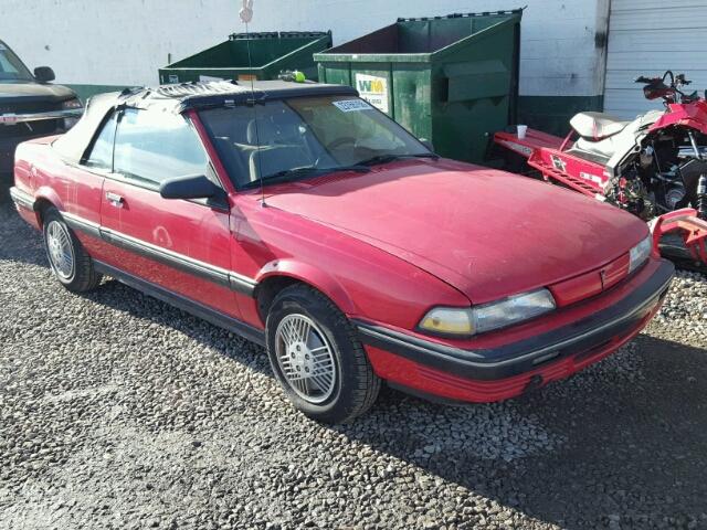 1G2JB34K9L7552446 - 1990 PONTIAC SUNBIRD LE RED photo 1