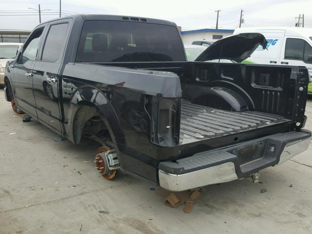 1FTEW1CF5FKE20053 - 2015 FORD F150 SUPER BLACK photo 3