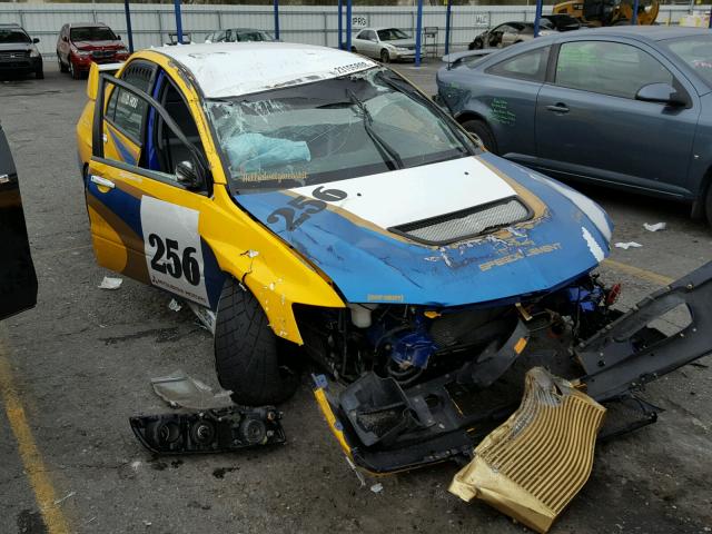 JA3AH86C26U032901 - 2006 MITSUBISHI LANCER EVO YELLOW photo 1