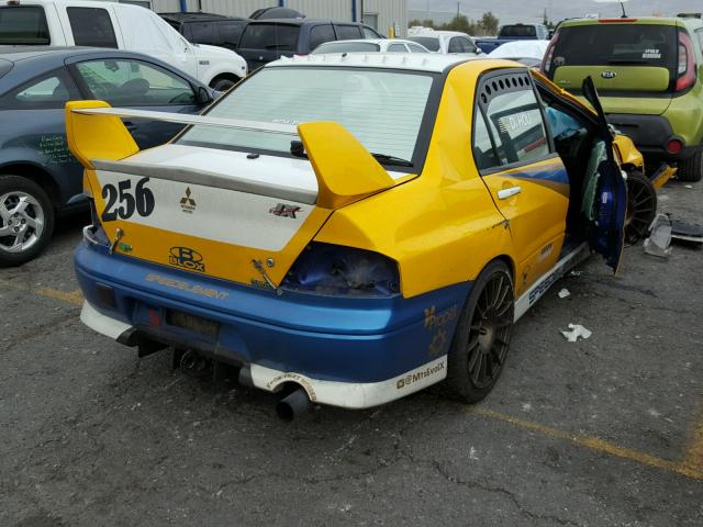 JA3AH86C26U032901 - 2006 MITSUBISHI LANCER EVO YELLOW photo 4