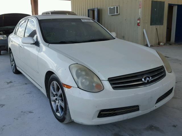 JNKCV51E46M502841 - 2006 INFINITI G35 WHITE photo 1