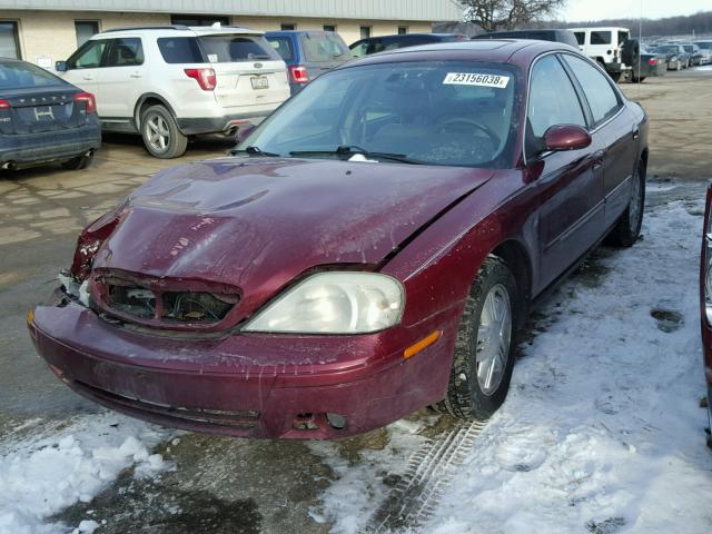 1MEFM55S74G602248 - 2004 MERCURY SABLE LS P BURGUNDY photo 2