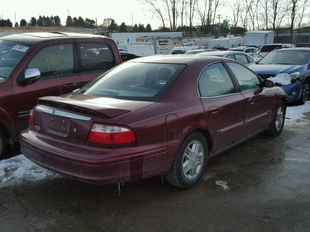 1MEFM55S74G602248 - 2004 MERCURY SABLE LS P BURGUNDY photo 4