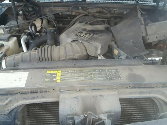 1FMZU67K14UA35839 - 2004 FORD EXPLORER S BLUE photo 7