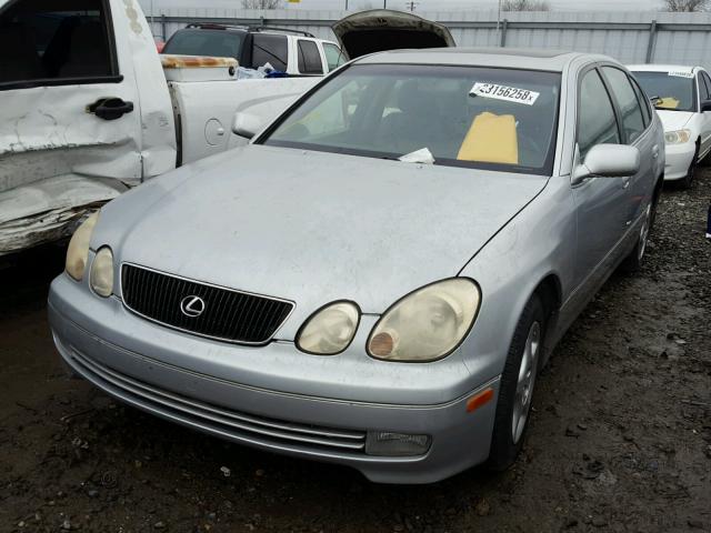 JT8BD68SXX0069714 - 1999 LEXUS GS 300 SILVER photo 2