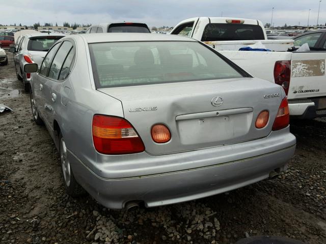 JT8BD68SXX0069714 - 1999 LEXUS GS 300 SILVER photo 3