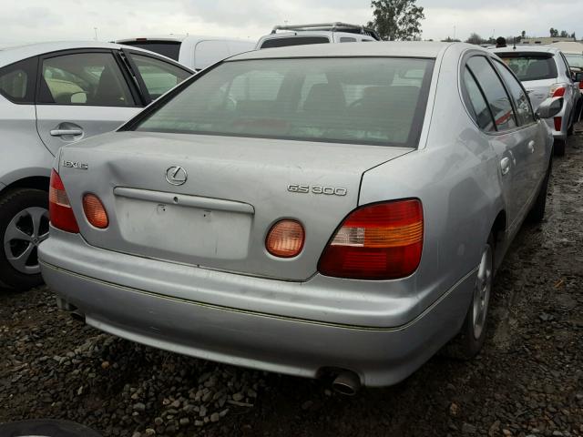 JT8BD68SXX0069714 - 1999 LEXUS GS 300 SILVER photo 4