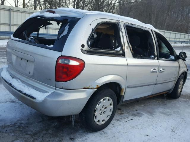 1C4GJ45321B140000 - 2001 CHRYSLER VOYAGER LX SILVER photo 4