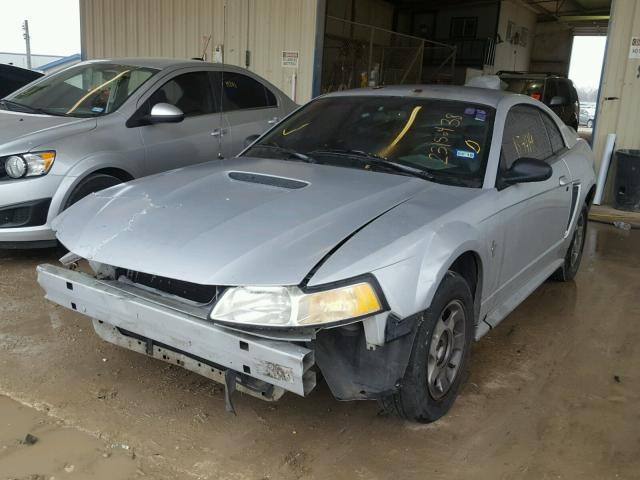 1FAFP4047YF262662 - 2000 FORD MUSTANG GRAY photo 2