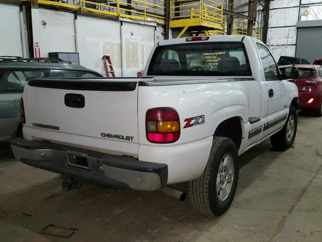 1GCEK14T4YZ105576 - 2000 CHEVROLET SILVERADO WHITE photo 4