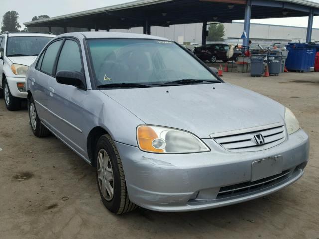 2HGES16533H510661 - 2003 HONDA CIVIC LX SILVER photo 1