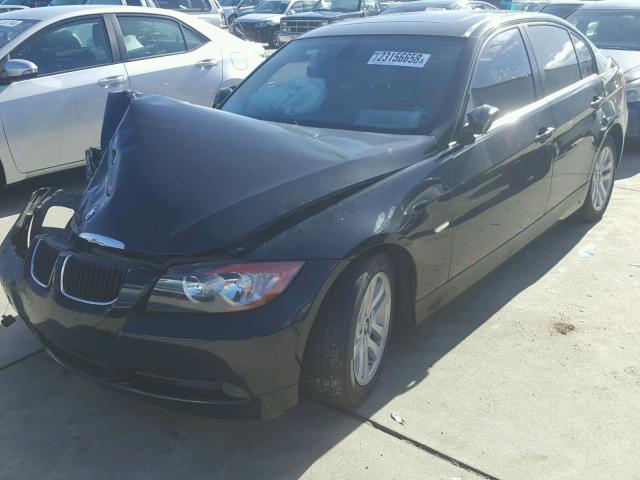 WBAVB13526KX33965 - 2006 BMW 325 I BLACK photo 2