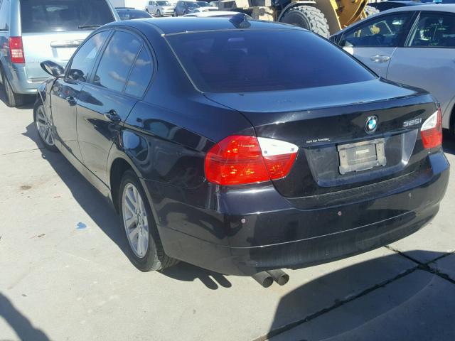 WBAVB13526KX33965 - 2006 BMW 325 I BLACK photo 3