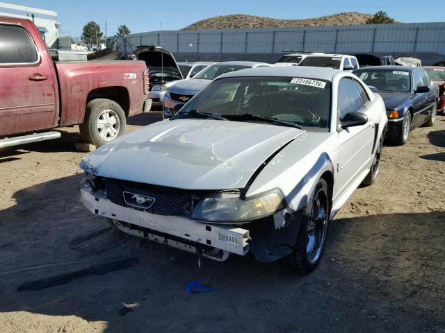 1FAFP40493F382858 - 2003 FORD MUSTANG SILVER photo 2