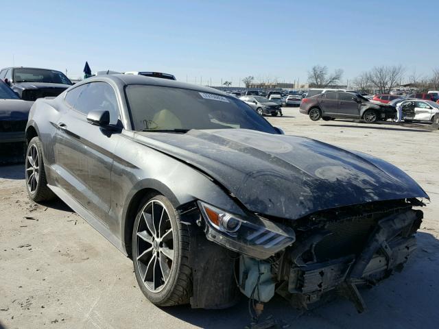 1FA6P8TH3F5391409 - 2015 FORD MUSTANG GRAY photo 1