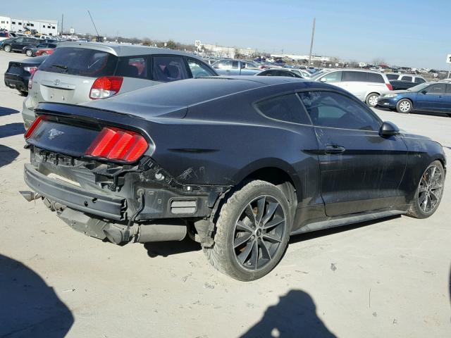 1FA6P8TH3F5391409 - 2015 FORD MUSTANG GRAY photo 4