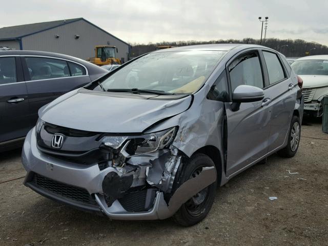 3HGGK5H5XHM703721 - 2017 HONDA FIT LX GRAY photo 2