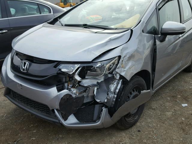 3HGGK5H5XHM703721 - 2017 HONDA FIT LX GRAY photo 9