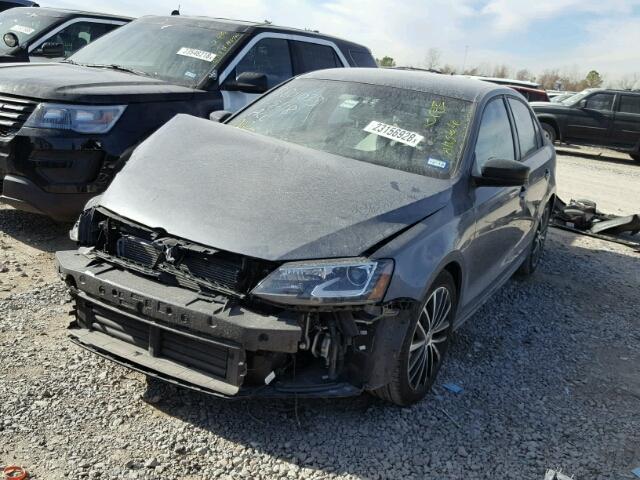 3VWD17AJXGM276530 - 2016 VOLKSWAGEN JETTA SPOR GRAY photo 2