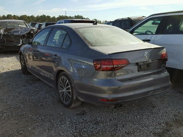 3VWD17AJXGM276530 - 2016 VOLKSWAGEN JETTA SPOR GRAY photo 3