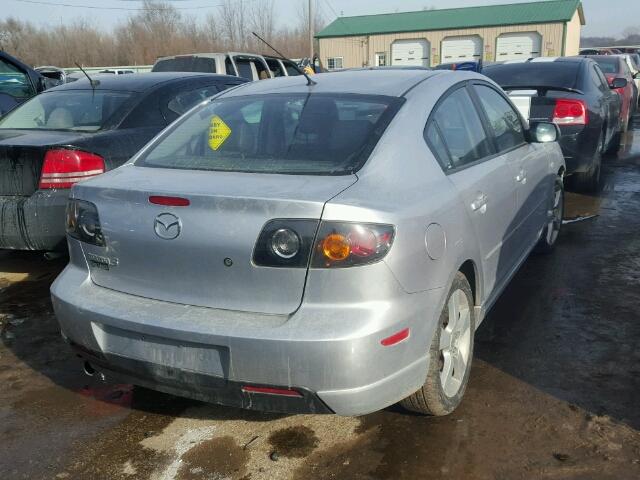 JM1BK323461497990 - 2006 MAZDA 3 S SILVER photo 4