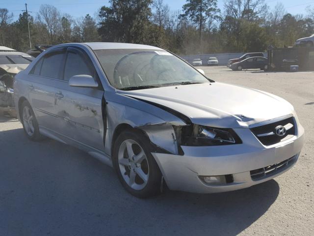 5NPEU46F57H244740 - 2007 HYUNDAI SONATA SE SILVER photo 1