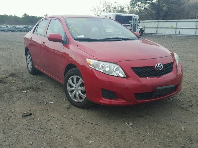 JTDBU4EE5AJ070209 - 2010 TOYOTA COROLLA BA RED photo 1